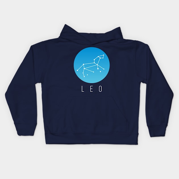 Leo Constellation Kids Hoodie by Jennifer